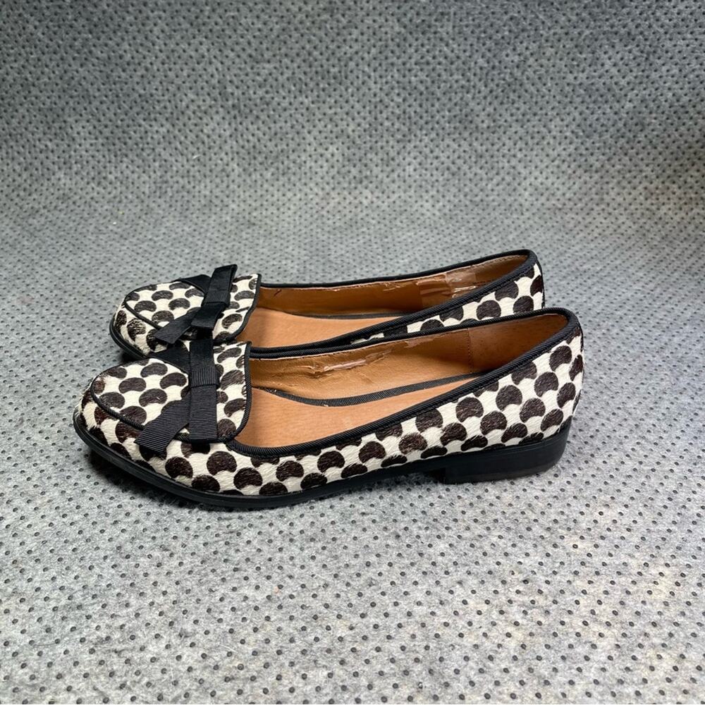 Shelly’s London Black White Loafers Size 6 Women’s